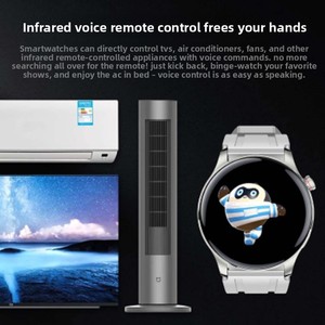 Relojes Inteligentes TK66 con Control Remoto por Voz e Infrarrojos, Pago NFC, Control de Acceso, Mapa Baidu, Voz AI, Pantalla IPS, Silicona, Batería de 7-14 Días - Product Image 3