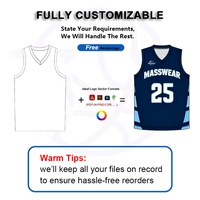Maillots de basketball personnalisés imprimés sur mesure – Ensemble uniforme d'élite de ligue régionale bleue, respirant, anti-humidité et renforcé