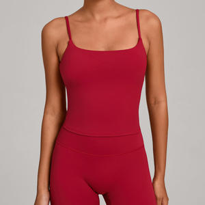 Haut de sport Yoke pour femme, tenue de yoga à séchage rapide, coupe ajustée, pour la course, la gym et le fitness, soutien-gorge de sport pour femme - Product Image 6