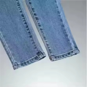 Nuovo arrivo da <span class=keywords><strong>donna</strong></span> <span class=keywords><strong>Jeans</strong></span> <span class=keywords><strong>in</strong></span> Denim elasticizzato a <span class=keywords><strong>vita</strong></span> alta strappati <span class=keywords><strong>con</strong></span> cintura elastica rilassata stile Vintage allentato per la stagione autunnale - Product Image 5