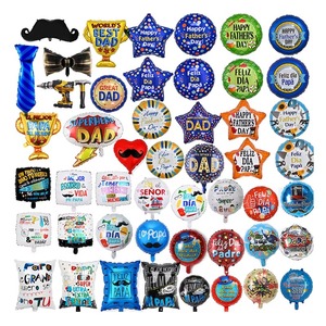 Globo de Mylar de 18 Pulgadas con Diseño de <span class=keywords><strong>Feliz</strong></span> Día del Padre, Globo de Helio para Decoración de Fiesta del Día del Padre, Regalo para la Celebración del Día del Padre - Product Image 1