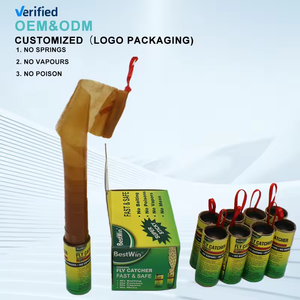 Perangkap lalat lengket di dalam ruangan pita terbang menggantung pita terbang papan lem efektif - Product Image 3