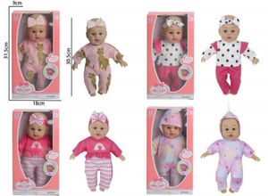 Poupée bébé en plastique 0-3 mois, jouet à habiller pour enfants, jeu d'imitation - Product Image 1