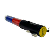 Maxroad MR-TB-026 LED Traffic Baton ABS 26cm Airport Control Warning Clignotant Rechargeable Magnétique Traffic Wand Stick Light