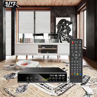 Boîtier TV intelligent MeeCast DVB-T2 H.264 1080p Dual Core avec Wi-Fi 802.11n, récepteur satellite numérique FTA, OS ECOS, mise à niveau IP TV en ligne