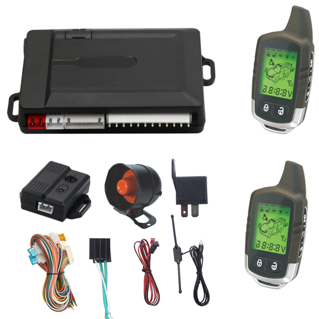 Factory Stable Quality Car Alarms Two Way LCD Huatai Car Alarm System Remote Power Cut off 2 Years Warranty