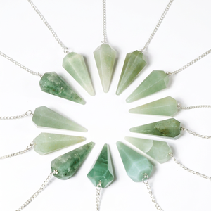 Atractivas piedras preciosas de ágata verde de la mejor calidad, ecológicas, talladas, facetadas, generadoras de energía Aura Feng Shui - Product Image 1