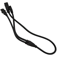 Câble d'alimentation en Y IEC C20 vers 2 C13, 16A 250V, câble d'extension d'alimentation haute puissance pour serveur, centre de données, PDU, UPS