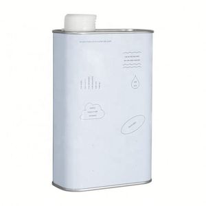 Boîtes métalliques vides de qualité alimentaire pour emballage, imprimées, coulissantes, carrées, rectangulaires, pour huile d'olive, taille personnalisée, vente en gros - Product Image 1