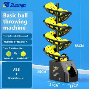 Máquina Lanzadora Profesional de 33 <span class=keywords><strong>Pelotas</strong></span> de Pickleball y Tenis con Control Remoto y Red Equipo de Entrenamiento de Lanzamiento Automático - Product Image 3