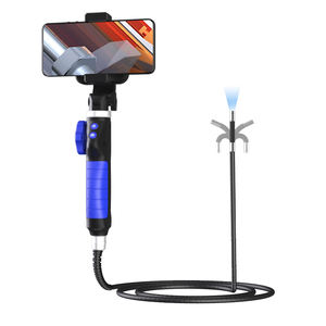 Dearsee HD 1080P 6.4mm WiFi endoskop kamera iPhone Android Sanke kablo 1m 360 derece eklemli Borescope - Product Image 1