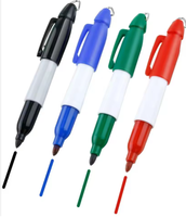 Ensemble de stylos marqueurs permanents mini Sharpie noirs personnalisés de haute qualité, pointe fine, encre à base d'huile