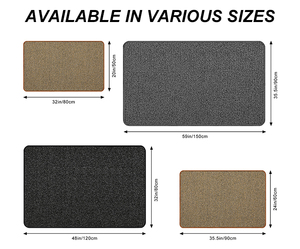 Alfombra de Entrada Grande y Lujosa para Interiores/Exteriores, Alfombra Resistente para Exteriores, para Entrada, Patio, Garaje, Alfombra Antipolvo Lavable - Product Image 6