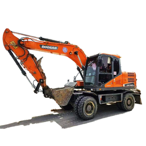 Excavatrice sur pneus Doosan d'occasion DX140/DH140/DX150/DH150 14-15 tonnes haute efficacité avec pompe et boîte de vitesses testées et inspectées - Product Image 1