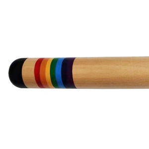 Wholesale Wooden Rainbow Rain Stick Rainmaker Instrument For Kids Orff <b>Music</b> Class Sensory Play - Product Image 3