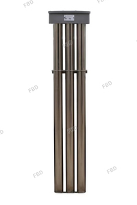 Tube chauffant de chauffage de tige d'eau d'immersion de résistance électrique industrielle d'acier inoxydable de 110 volts pour la chaudière - Product Image 2