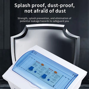 PZ30プラスチックパネル配電ボックス8Way防水ワイヤーボックス家庭用配電ボックス<span class=keywords><strong>MCB</strong></span>回路ブレーカ装置 - Product Image 3