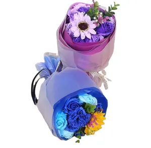 Gros Pas Cher Artificielle Faux Petit Bouquet Meilleurs Cadeaux Pour Les Femmes