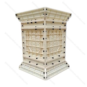 Stampo in ABS per Base di Pilastro in Cemento, Decorativo Stile Romano, Resistente, per <span class=keywords><strong>Colonne</strong></span> e Piedistalli - Product Image 2