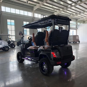 Voiturette de <span class=keywords><strong>golf</strong></span> électrique tout-terrain de luxe 4 places pour <span class=keywords><strong>camping</strong></span>, club de tourisme, voiturette de <span class=keywords><strong>golf</strong></span> à batterie lithium 72V - Product Image 4