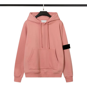 2026 American Autumn and Winter Stone Isl Sweat à capuche polaire avec badge en pierre, de marque tendance pour les couples - Product Image 4