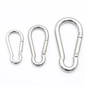 High Quality Stainless Steel 304 4*40 Spring Snap Hook Carabiner Hook