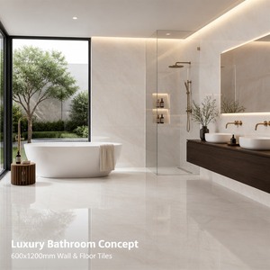 Azulejo Cerámico Moderno con Acabado Brillante, 600x1200mm, Imitación Piedra con Patrón de Piedra para Decoración de Paredes y Pisos Interiores - Product Image 6