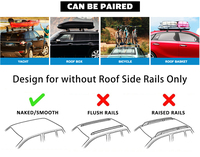 Barres de toit transversales universelles en alliage d'aluminium de haute qualité pour voiture, accessoires 4x4, rails de toit, capacité de chargement