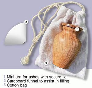 Urn <b>for</b> Human or Pet <b>Ashes</b> Small Cremation Memorial Urn Personal Funeral Urn <b>for</b> Pet or Human Mini keepsake <b>for</b> memory - Product Image 4