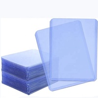 Leshiny 3x4 Protège-cartes Penny transparents en plastique épais, Top Loaders sans fermeture, motif personnalisable, pour cartes de baseball et MTGA