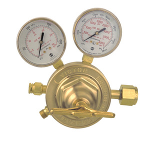 Régulateur d'oxygène robuste (type US, CGA540), manomètre d'acétylène (CGA300) - Product Image 3