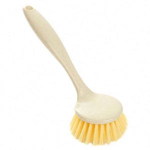 Hot Sales Long-Handle Dish Cleaning <b>Scrub</b> <b>Brush</b> PP Material Kitchen Sink & Pots Pans Cleaner Hand Design Dishwasher Applicable - Product Image 1
