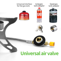 Réchaud à gaz portable BRS-51 personnalisé à brûleur unique au butane ou au propane pour le camping, ustensiles de cuisine de camping en plein air