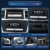 Pantalla Multimedia Inalámbrica CarPlay Android Auto para Automóvil con Sistema Linux de 12.3 Pulgadas para Mercedes-Benz ML W166 GL X166 2012-2015 NTG4.5