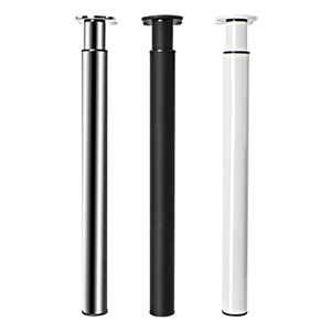 Ming Xin <b>Adjustable</b> Telescopic Bar <b>Legs</b> Steel And Plastic Black White Glossy Heavy Duty <b>Table</b> Support For Desk Bar Counter - Product Image 5