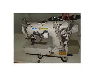 Buena calidad usado Jack 8569 Flatbad Chainstitch 1-2-3 aguja máquina de coser Industrial máquina de coser