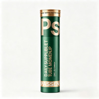 Tube en aluminium imprimé sur mesure pour comprimés effervescents, emballage vide en aluminium pour comprimés effervescents de vitamines