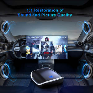 Laudtec Zjq17 sans fil Carplay Mini Ai Box adaptateur Portable filaire pour Plug and Play Dongle universel pour Android <span class=keywords><strong>Apple</strong></span> 2In1 - Product Image 4