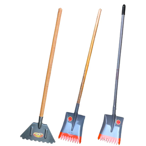 Grande pelle en fer tout acier épaissie Outil de déglaçage pour la neige Brise-glace Balayage de la neige Pêche à la carpe Acier au manganèse Neige - Product Image 5