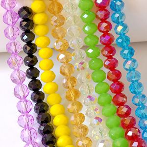 Perline di Cristallo Diamantate Piatte da 2/3/4/6/8/10 mm per Creazione di Abiti e Accessori di Gioielleria - Product Image 1