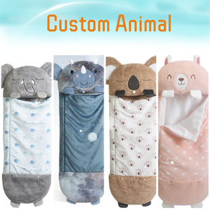 Offre Spéciale Super chaud taille 54*20 pouces <span class=keywords><strong>en</strong></span> peluche mignon jouet enfants <span class=keywords><strong>Animal</strong></span> enfants <span class=keywords><strong>sac</strong></span> <span class=keywords><strong>de</strong></span> <span class=keywords><strong>couchage</strong></span> - Product Image 6