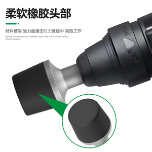 Marteau en caoutchouc à manche rond Lavie 40Cr pour le nettoyage industriel des tuyaux et l'installation plate - Product Image 1