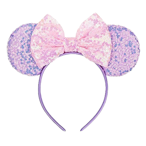 Diadema Unisex Ziming de 12 CM con Orejas de Ratón Navideñas, Lazo de Lentejuelas y Campana de Cuerno, Accesorios para el Cabello para Fiestas y Festivales - Product Image 2