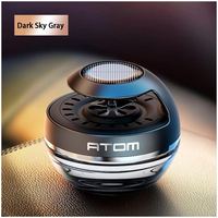 Diffuseur d'aromathérapie pour voiture à rotation solaire, style cool, avec parfum automatique pour tableau de bord