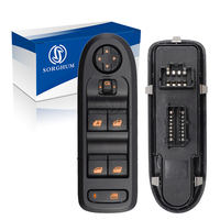 Interruptor Eléctrico Principal para Ventanilla Delantera Izquierda (Lado del Conductor) Sorghum 98025189ZD 98025201ZD para Peugeot 301 2014-17