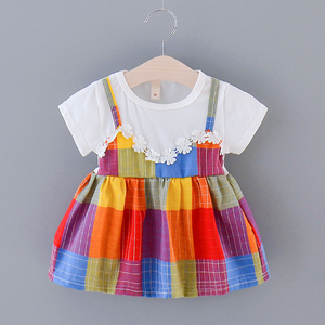 Vestido de Fiesta de Cumpleaños para Niñas Pequeñas, Diseño Sencillo con Estampado, Estilo Princesa, Fabricación China OEM - Product Image 4