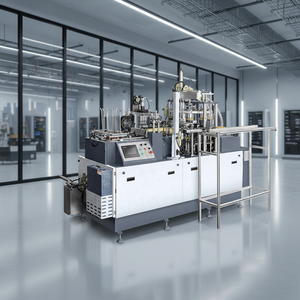 Máquina Formadora y Plegadora de Tazones de Papel de Alta Calidad QICHEN ZBJ-DP35 con Rodamiento/Motor, 70-80 Piezas/Min, 220V/380V, para Pequeñas Empresas - Product Image 1
