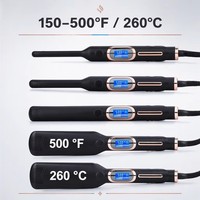500 ° Lisseur professionnel MCH en titane pour salon, lisseur rapide en gros avec bouclier ionique et personnalisation de la marque