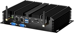 คอมพิวเตอร์ตั้งโต๊ะอุตสาหกรรมขนาดเล็กแบบไร้พัดลม รุ่น Core I5-4200U ระบบปฏิบัติการ <span class=keywords><strong>Windows</strong></span> <span class=keywords><strong>10</strong></span> Pro แรม 16GB  SSD 512GB  2 พอร์ต NIC และ 2 พอร์ต COM - Product Image 2