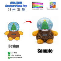 Peluche personnalisée en forme de boule de neige, création AI à partir de votre dessin, cadeau doux et mignon, décoration Kawaii pour la maison